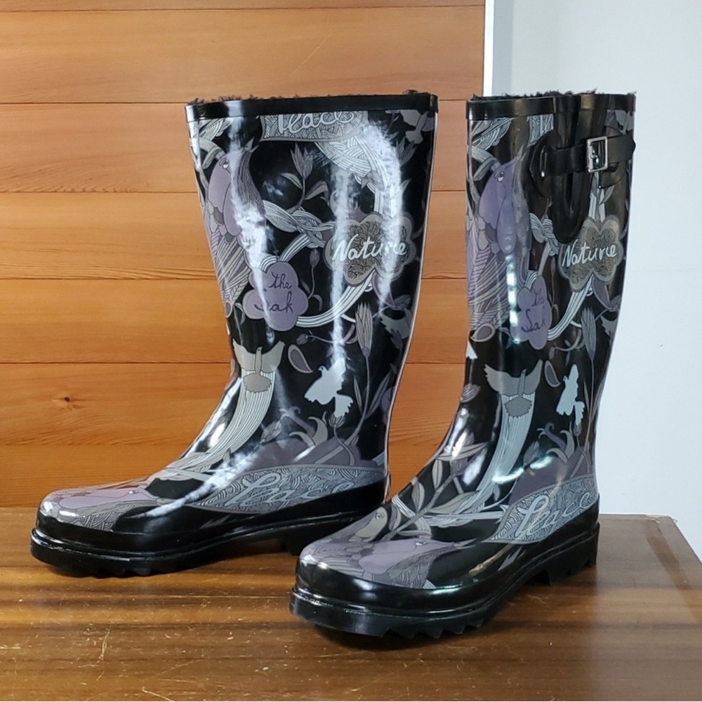 The Sak signature  tall insulated rain boots